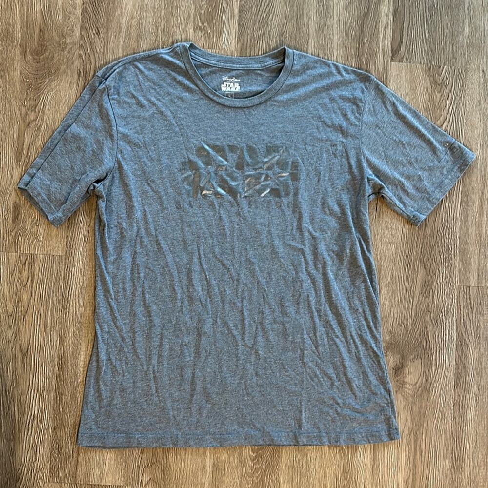 Disney Parks Star Wars Galaxy's Edge Pre Launch T-Shirt Grey Large